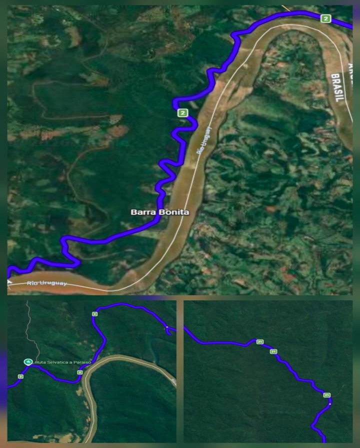 Mapa del recorrido Misiones Off-Road